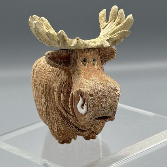 Vtg Artesania Rinconada Moose Figurine Uruguay Retired Wildlife 4" READ As is - Picture 15 of 15
